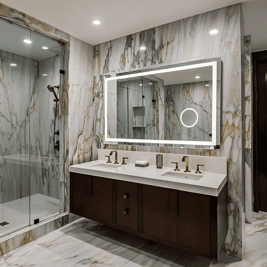 Hotel LED Mirror – Premium Wall-Mounted Light Mirror for Hospitality
