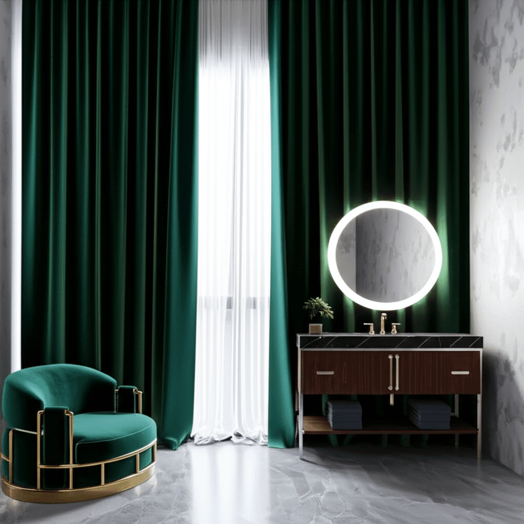 Modern Round LED Decorative Mirror