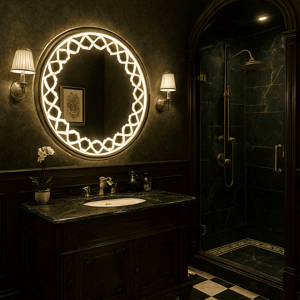 LED Smart Vanity Mirror with Adjustable Lighting & Sleek Touch Control