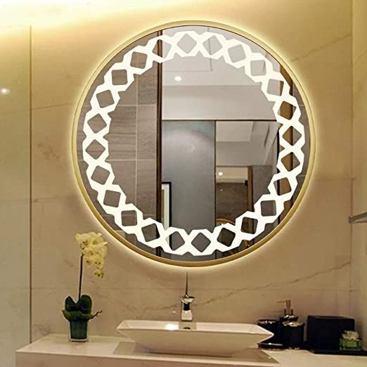 LED Smart Vanity Mirror with Adjustable Lighting & Sleek Touch Control