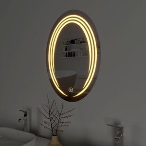 Stylish Illuminated Mirror with Touch Sensor
