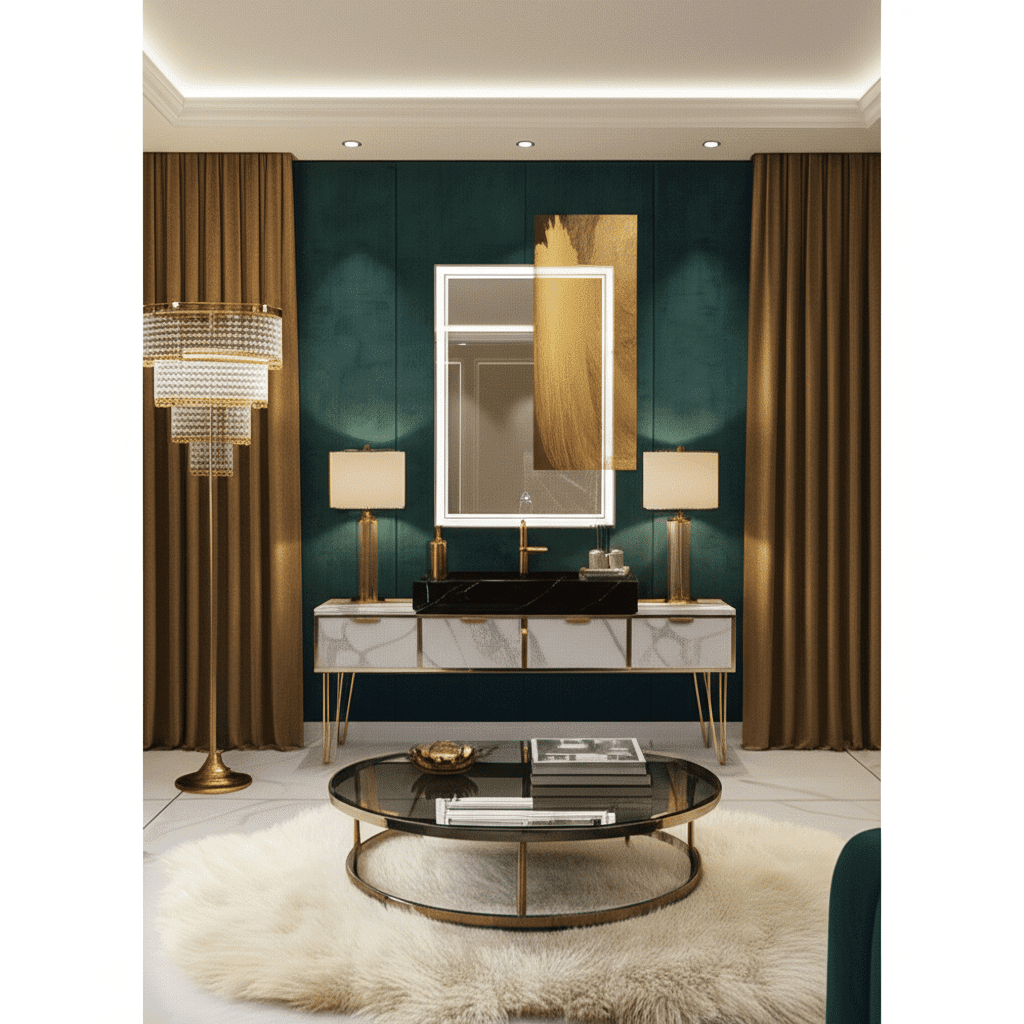 Elegant Frameless LED Bathroom Mirror for Luxury Interiors