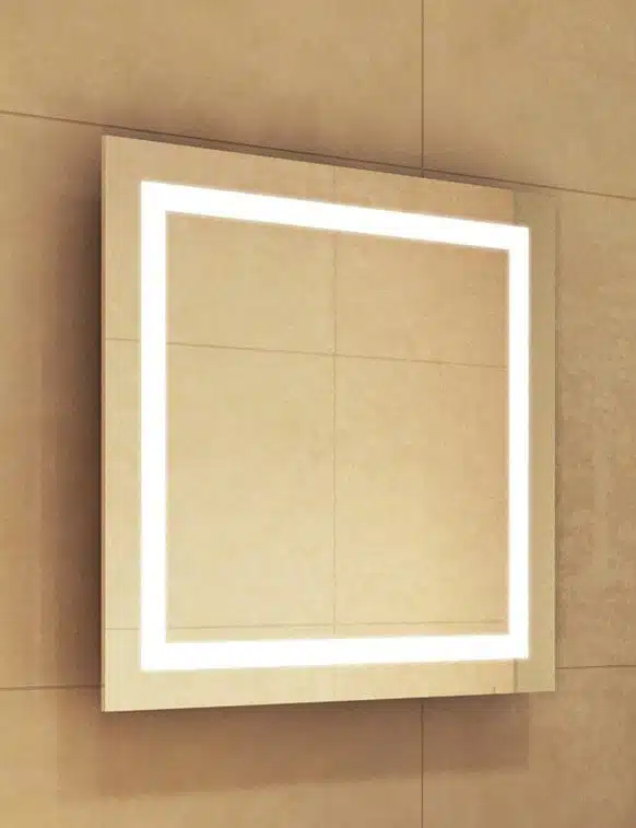 Square LED Mirror India – Bathroom Mirror with Illuminated LED Border