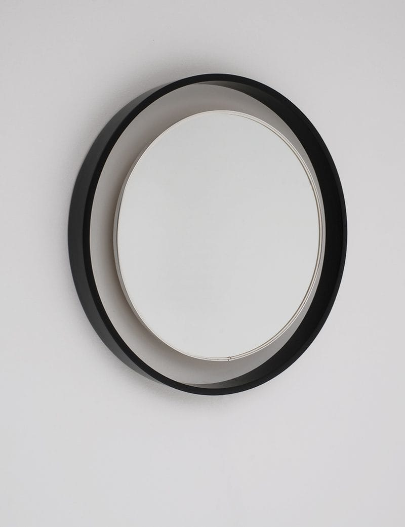 Round LED Mirror India – Modern Bathroom Mirror with Copper LED Ring