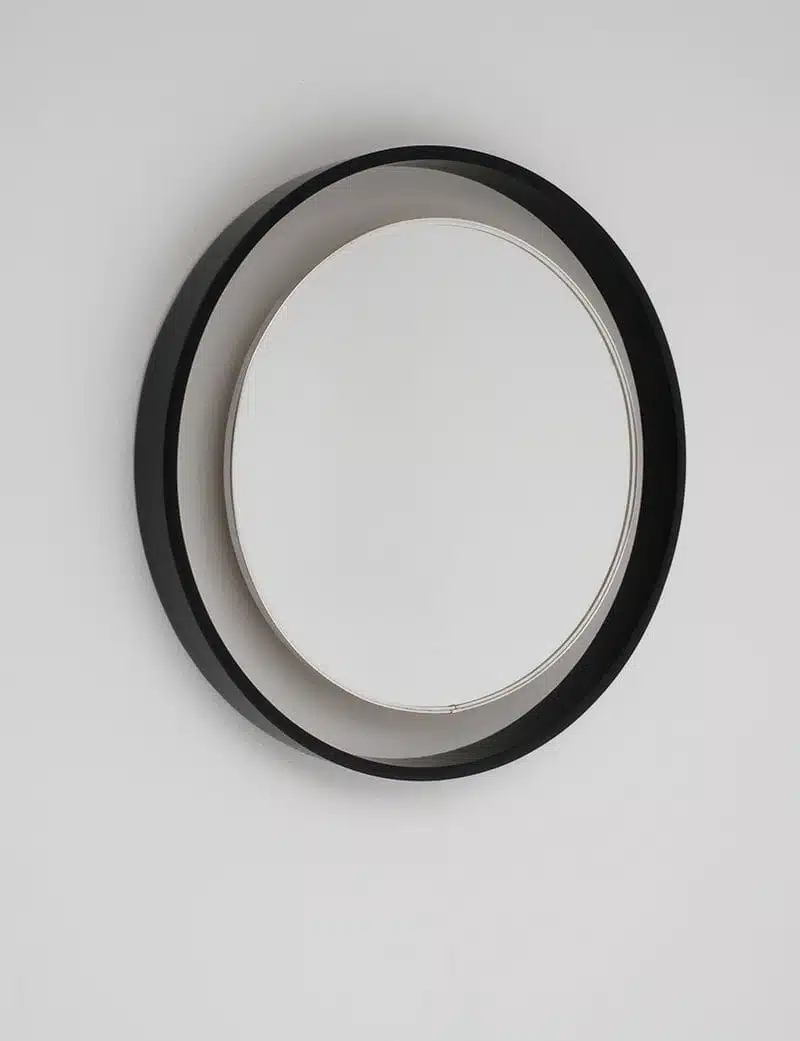 Round LED Mirror India – Modern Bathroom Mirror with Copper LED Ring