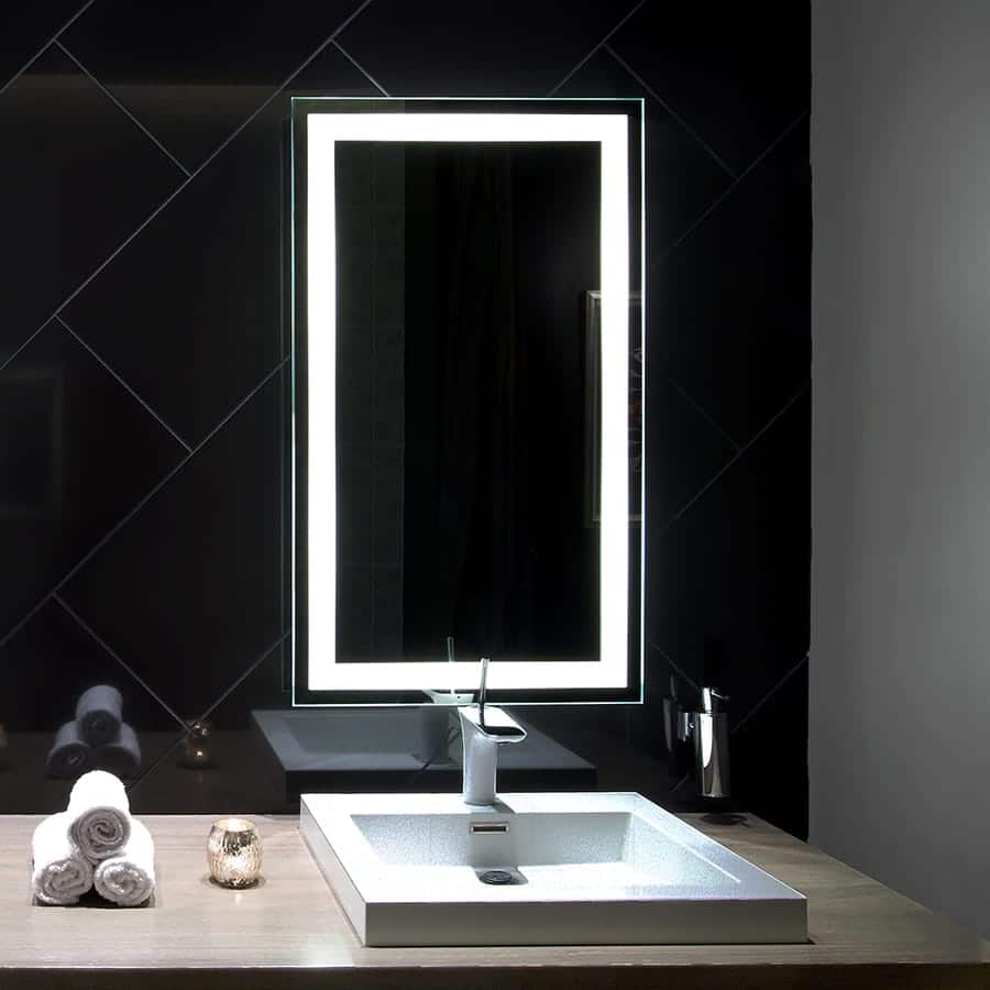 square led mirror