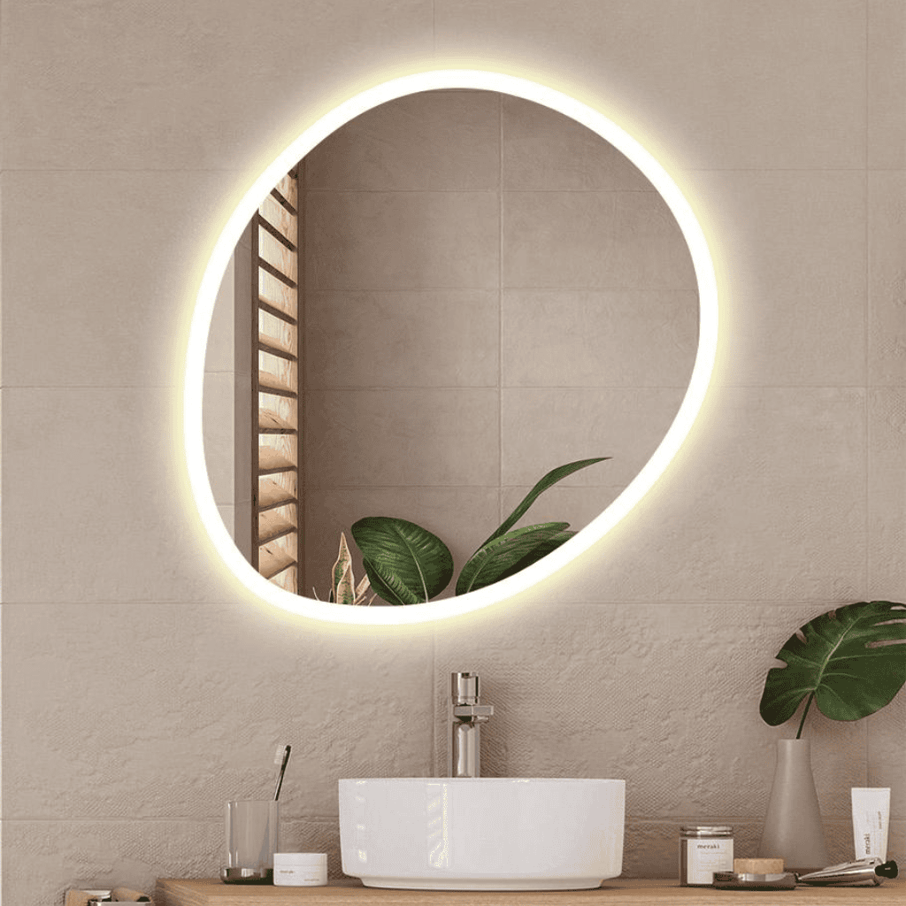 frameless Mirror Wall Decorative Bathroom