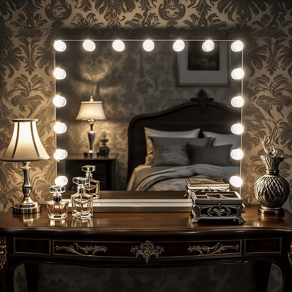 LED Light Mirror – Wall-Mounted Backlit Mirror for Bathroom & Dressing Table