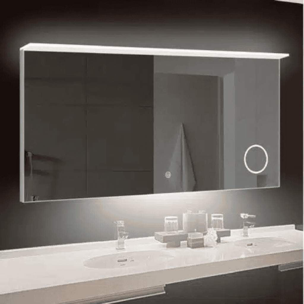 Lighted Bathroom Wall-Mounted Mirror – LED Mirror for Modern Washrooms