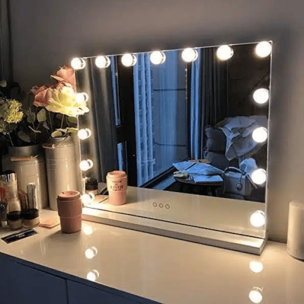LED Light Mirror – Wall-Mounted Backlit Mirror for Bathroom & Dressing Table