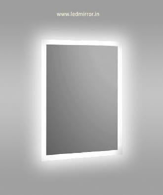 Rectangular LED Mirror with Full LED Border – Modern Mirror for Bathroom and Vanity Spaces