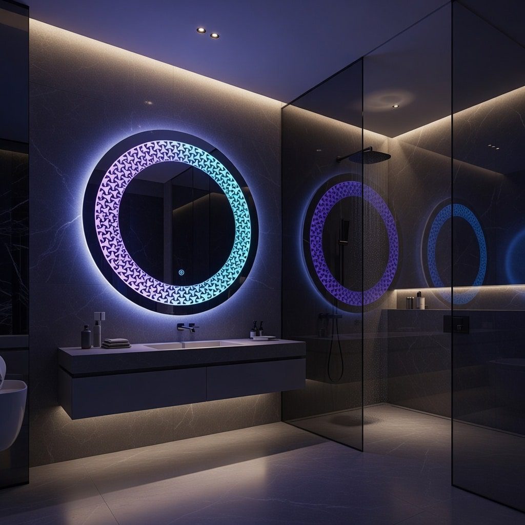 LED mirror placement guide LED mirror placement guide