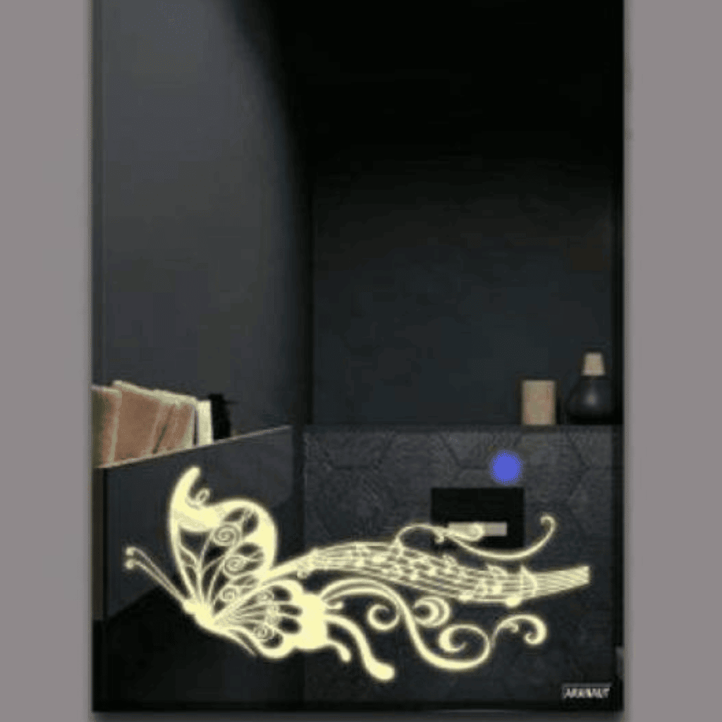 Premium Decorative Butterfly Mirror with LED