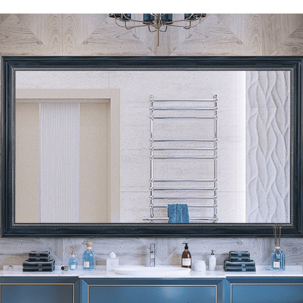 Hotel Household Wall Mounted Led Illuminated Bathroom Shaving Mirror/Bath Mirrors with Metal Frame