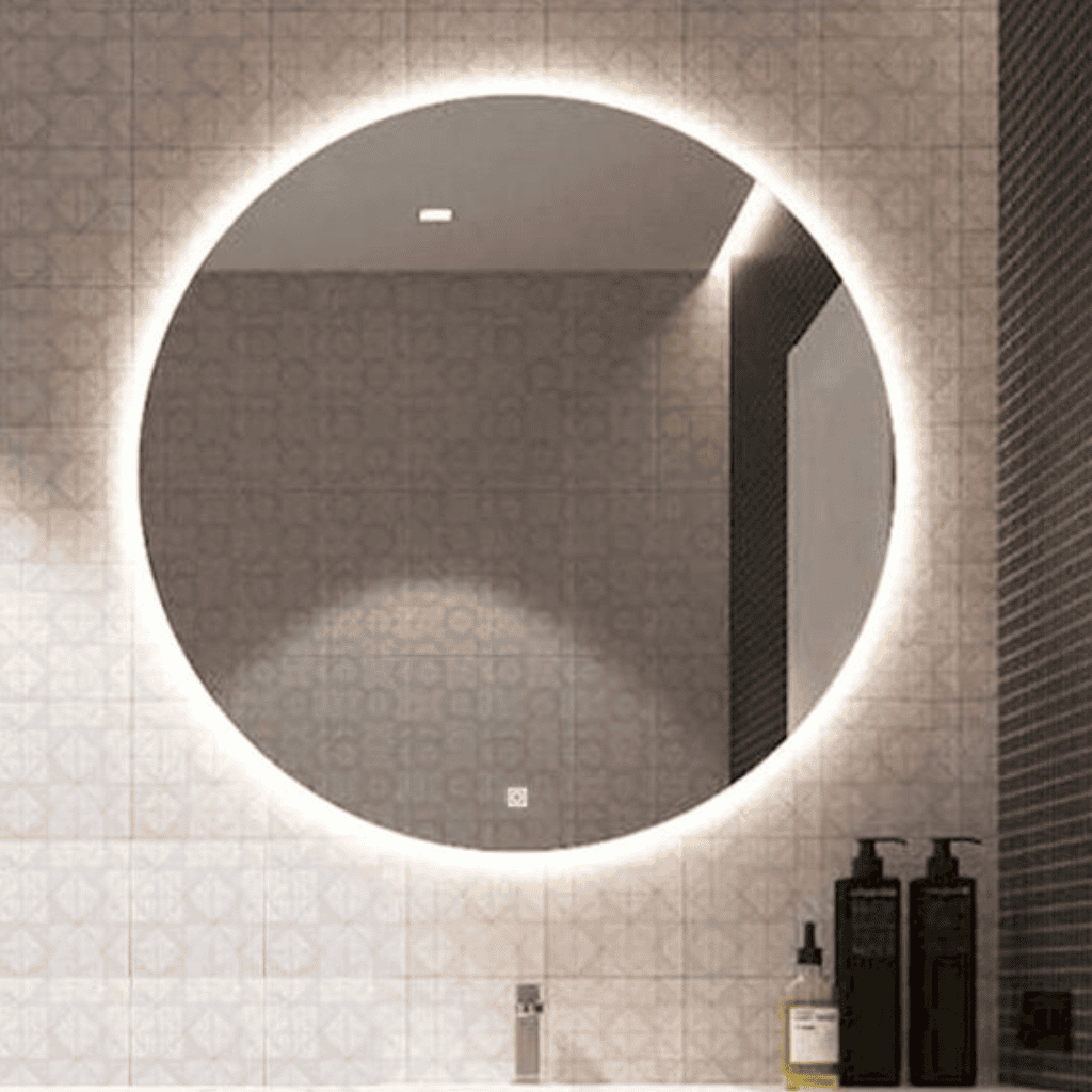 HaloGlow™ Backlit Round LED Mirror India – Soft Glow Edge Mirror for Modern Homes