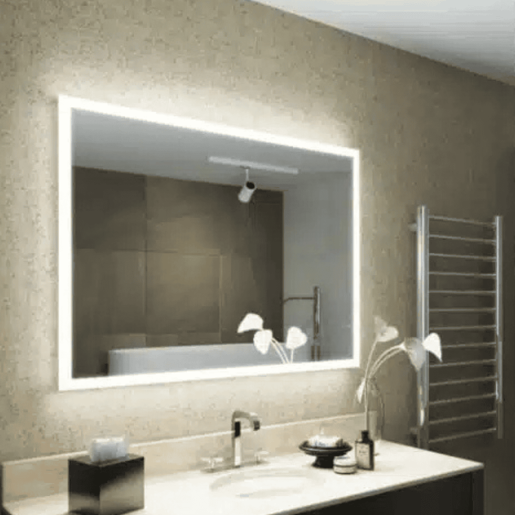 Ultra-Thin Dimmable Vanity Mirror with Touch Control