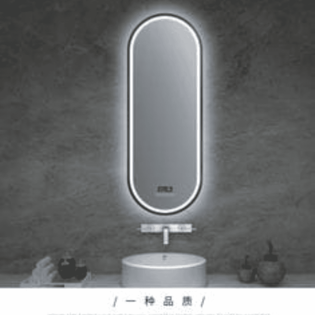 Luxury hotel rectangle magnifying bath led mirrors lighted withy sensor