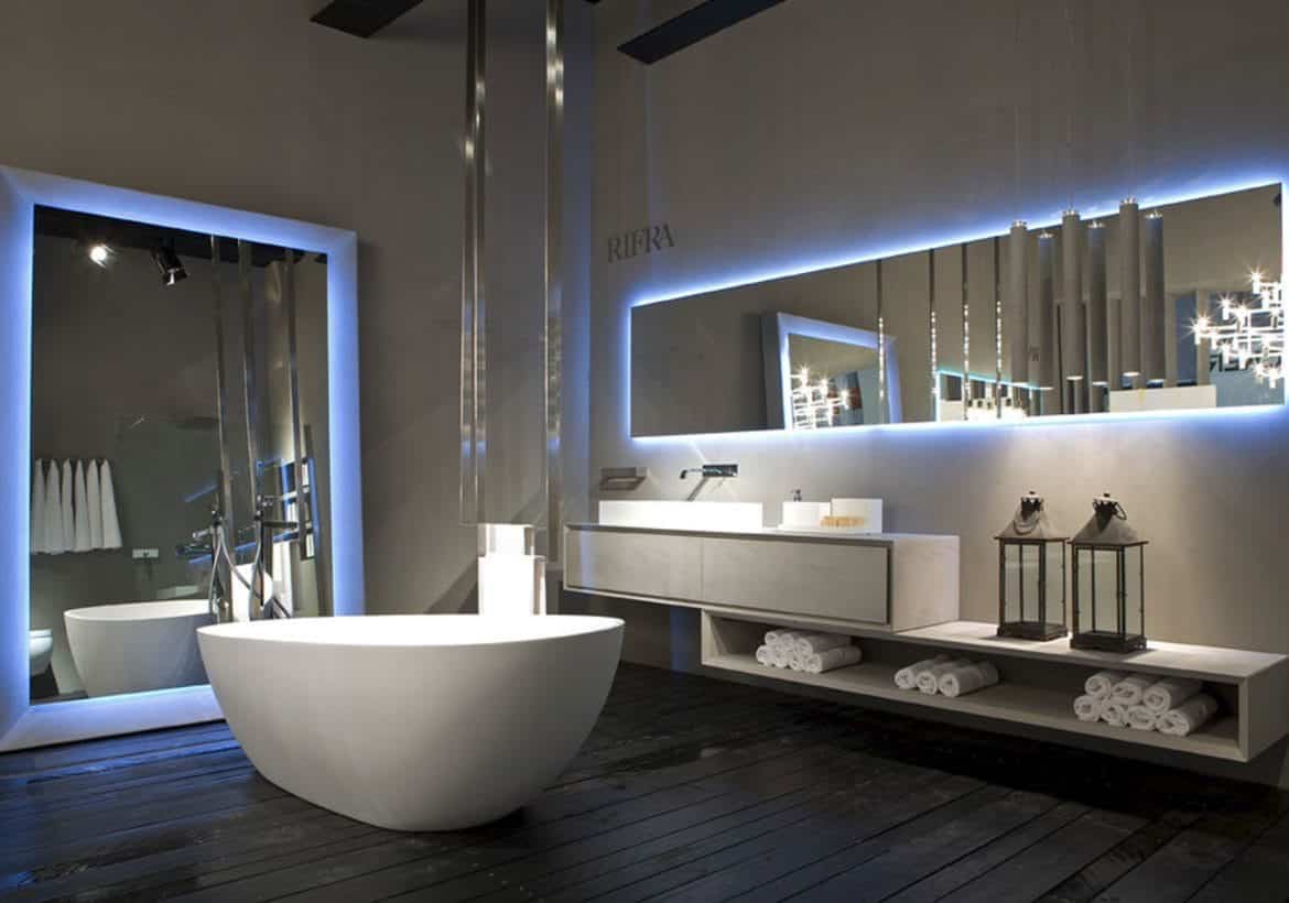 Illuminating & Creative LED Mirror Design Ideas - Sebring Design Build
