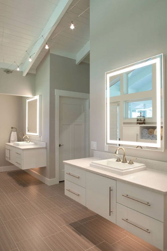 Illuminating & Creative LED Mirror Design Ideas - Sebring Design Build