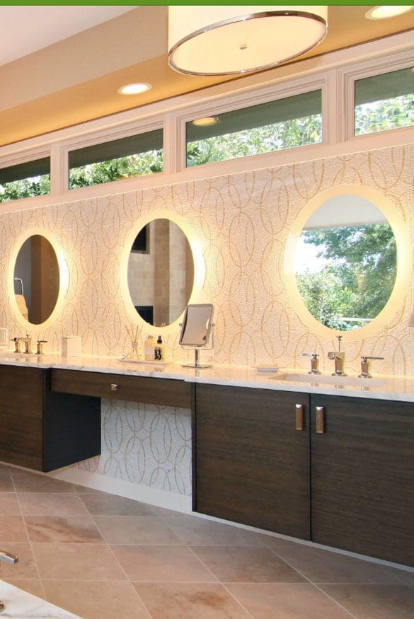 Illuminating & Creative LED Mirror Design Ideas - Sebring Design Build