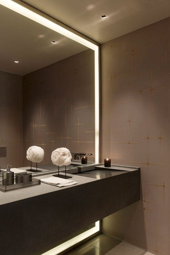 Illuminating & Creative LED Mirror Design Ideas - Sebring Design Build