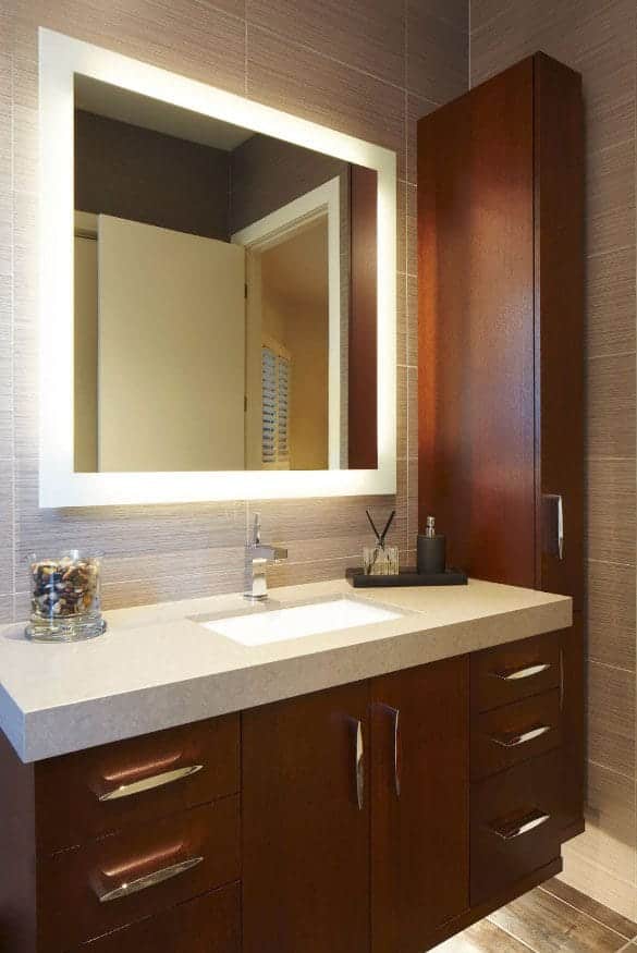 Illuminating & Creative LED Mirror Design Ideas - Sebring Design Build