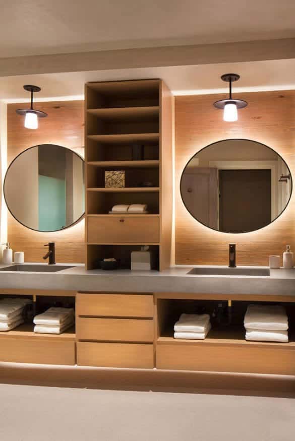 Illuminating & Creative LED Mirror Design Ideas - Sebring Design Build