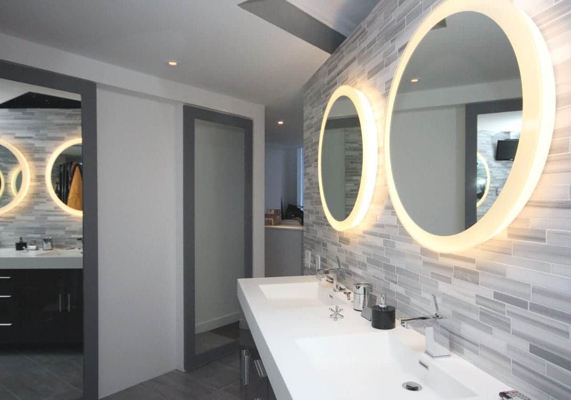 Illuminating & Creative LED Mirror Design Ideas - Sebring Design Build