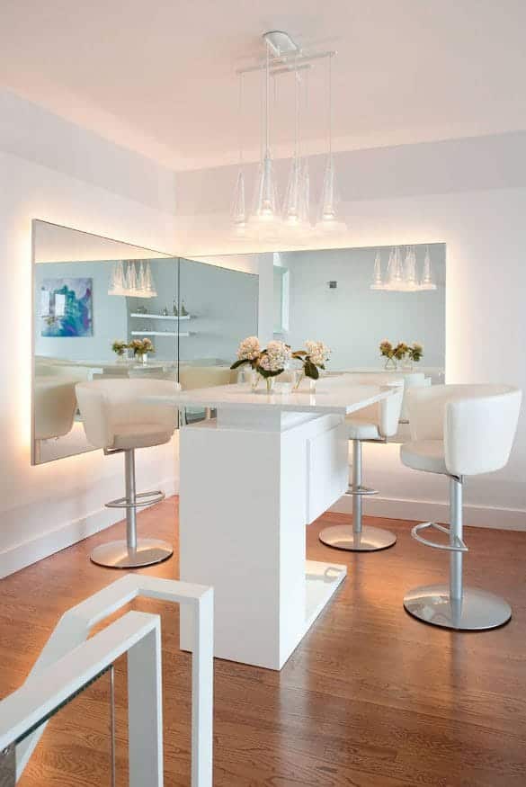 Illuminating & Creative LED Mirror Design Ideas - Sebring Design Build
