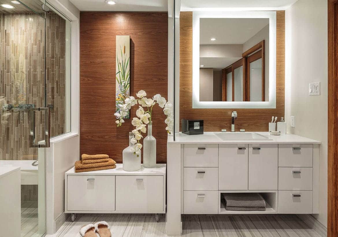 Illuminating & Creative LED Mirror Design Ideas - Sebring Design Build