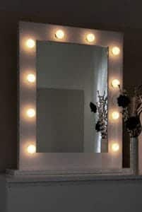 white hollywood mirror 201x300