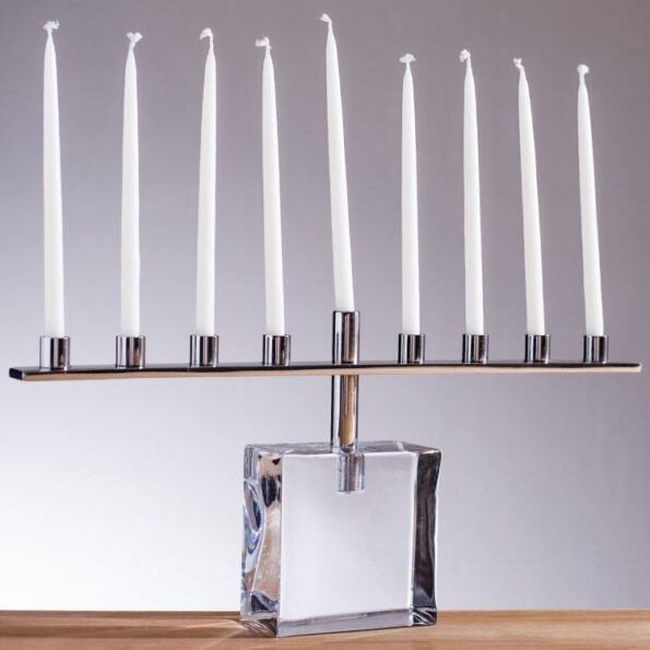 Woodbury Menorah from Simon Pearce