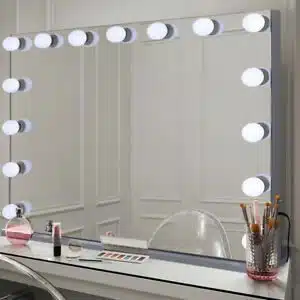 Hollywood Vanity Mirror with LED Bulbs – Professional Makeup Lighting