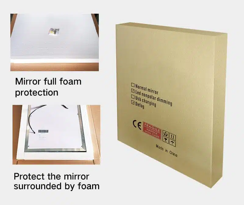 Three-layer export packing — foam and carton