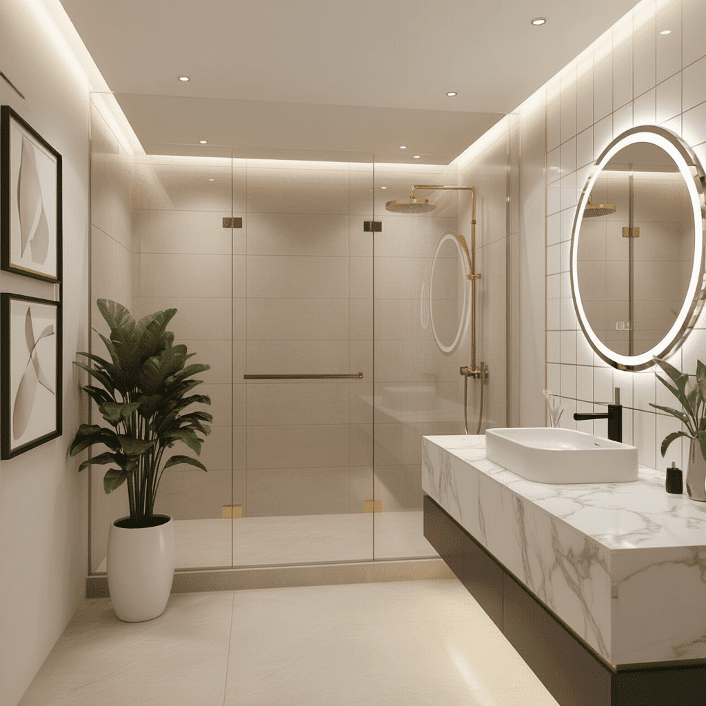 Circular LED Mirror with Bright Backlighting | Modern Frameless Design for Bathrooms 8 Circular LED Mirror with Bright Backlighting | Modern Frameless Design for Bathrooms 8