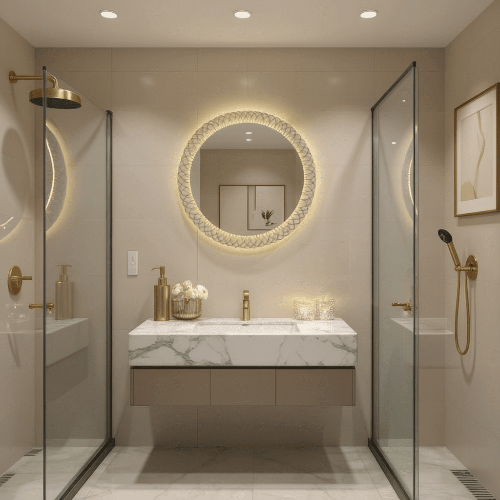 AuraLuxe™ Mandala LED Mirror India 8 AuraLuxe™ Mandala LED Mirror India 8