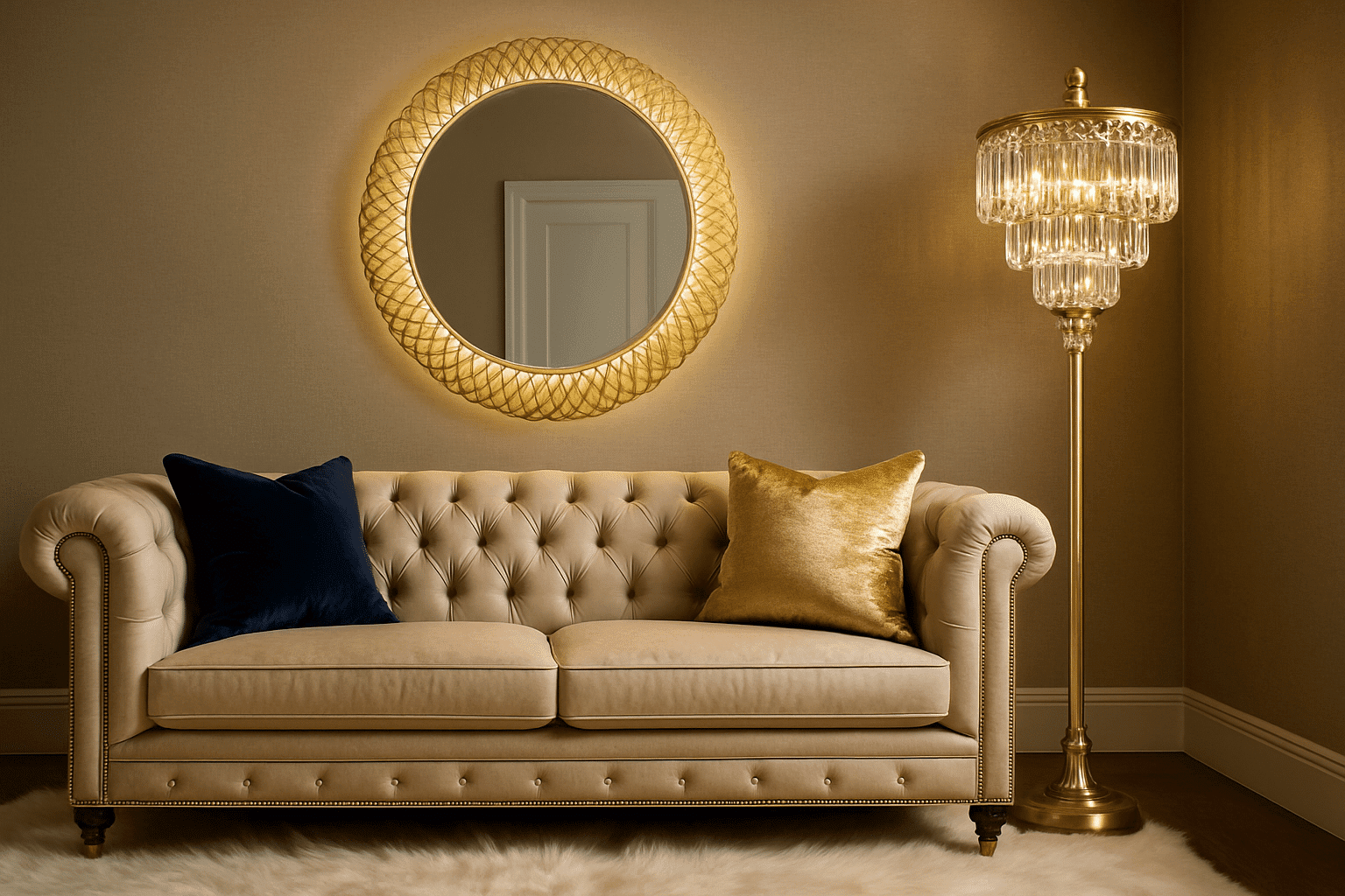 LED mirror size LED mirror size