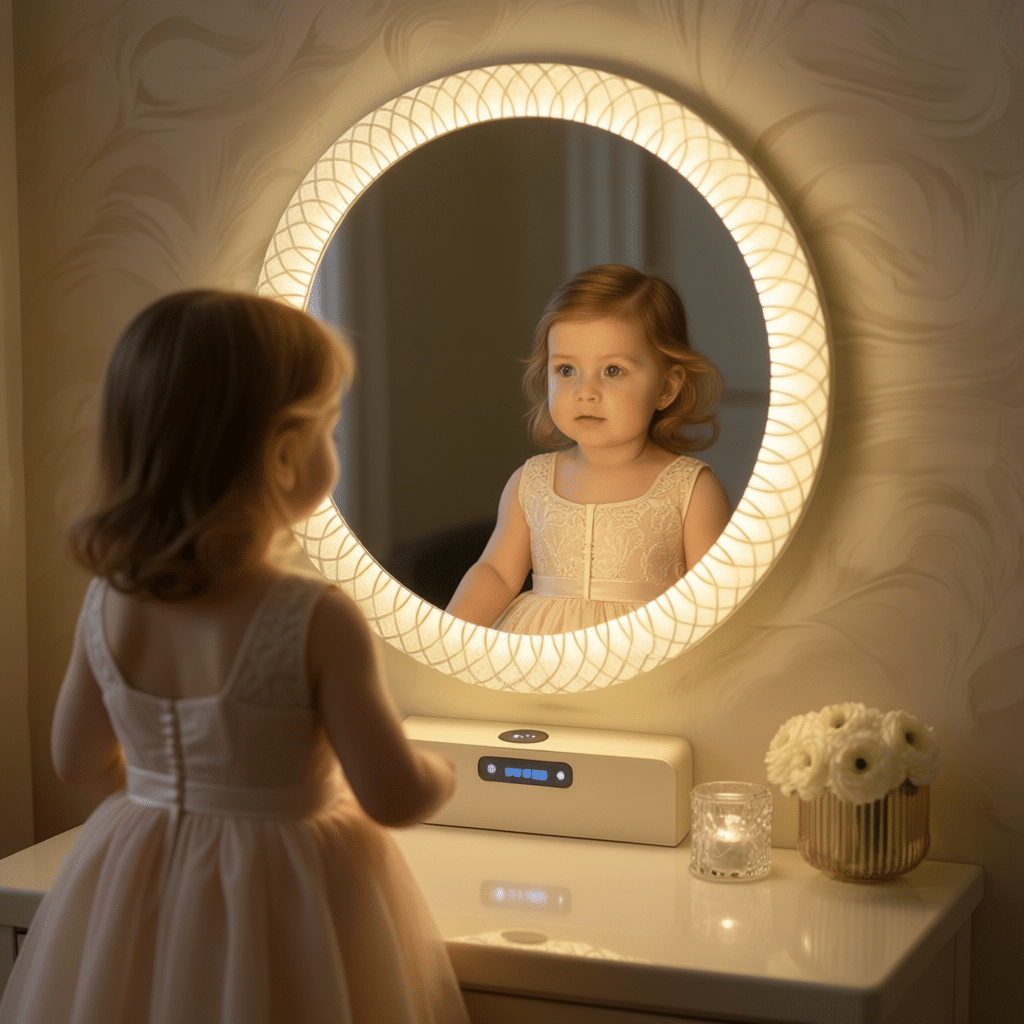 AuraLuxe™ Mandala LED Mirror India 4 AuraLuxe™ Mandala LED Mirror India 4