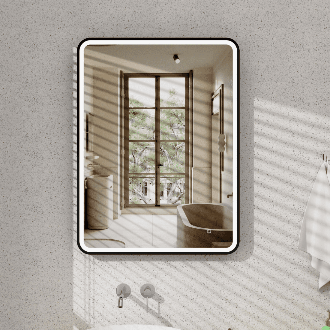Interior Light Mirror – Modern LED Wall Mirror for Stylish Spaces