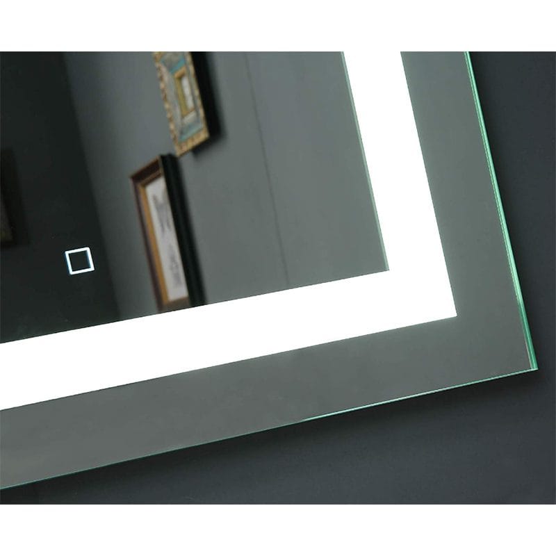LED Mirror with Memory Switch – Modern Lighted Mirror for Bathrooms and Vanity Areas