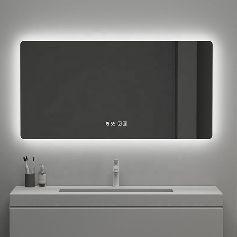 Rectangle led mirror makeup mirror