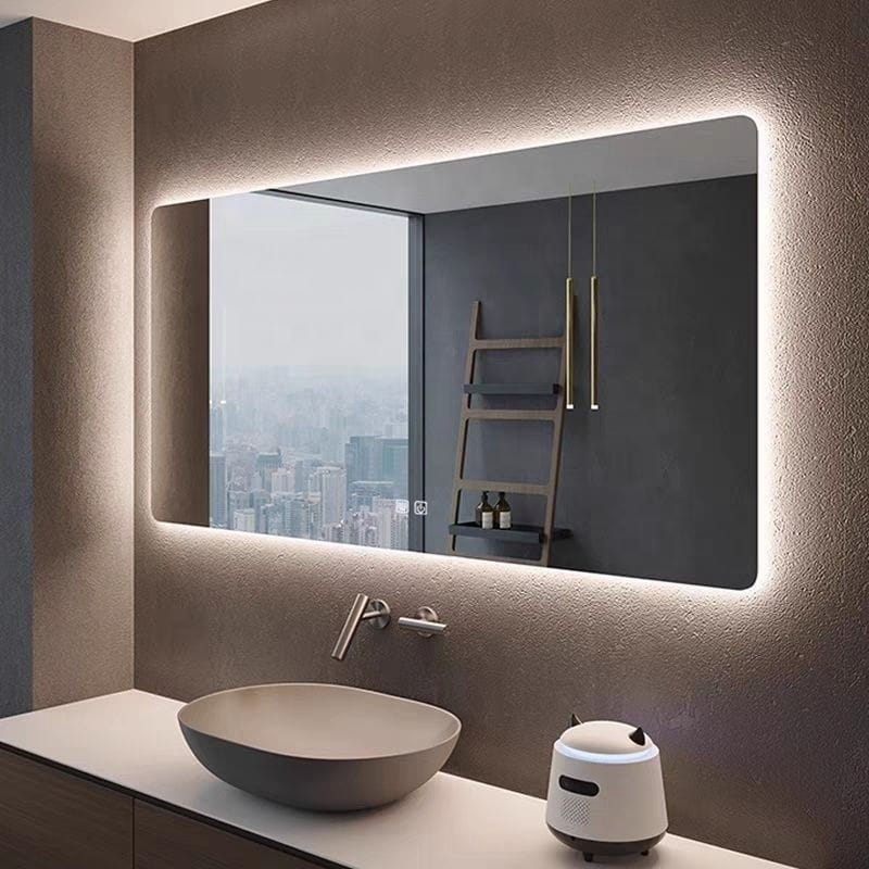 Rectangle led mirror makeup mirror