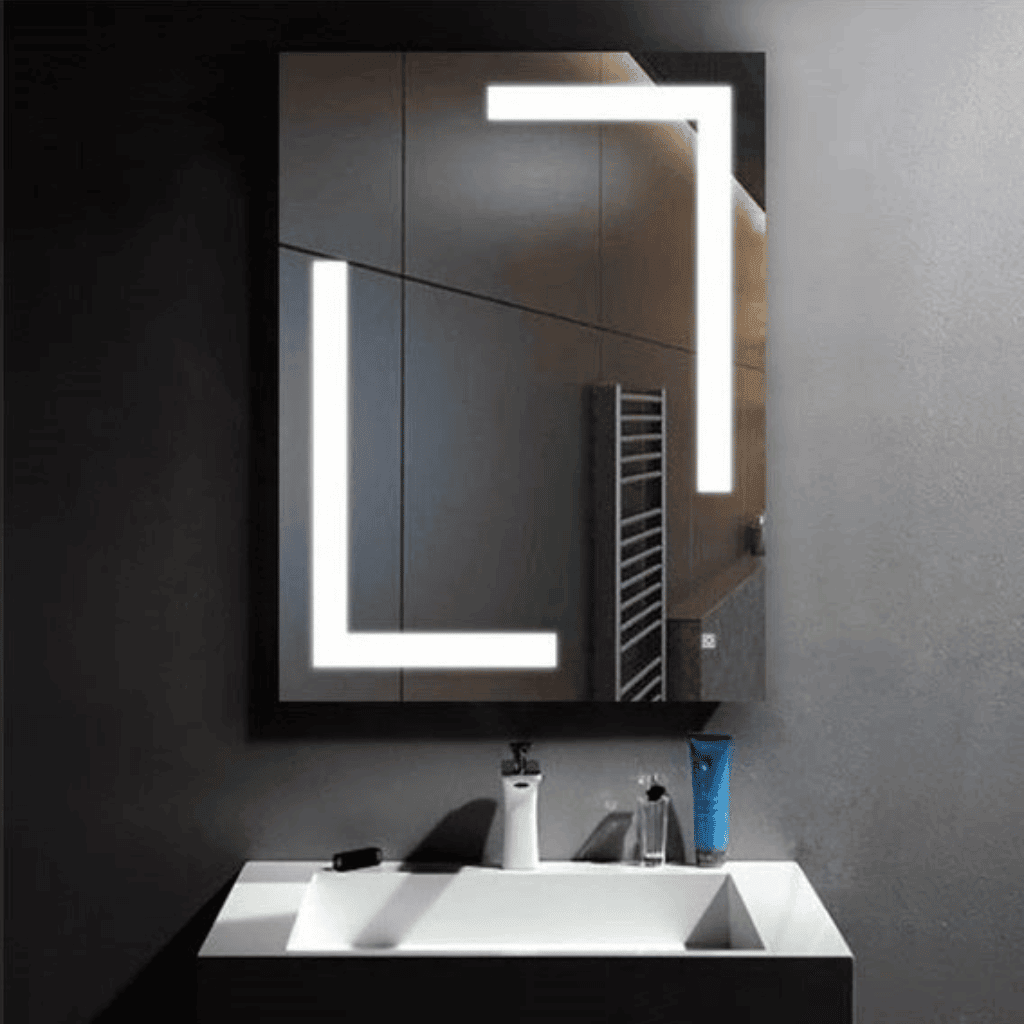Bold L-Frame Geometric Lighting Design