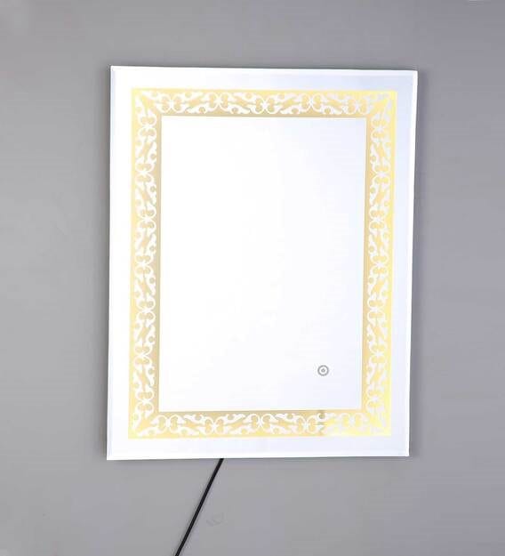 led rectangle wall mirror in blue colour led rectangle wall mirror in blue colour al5ywk