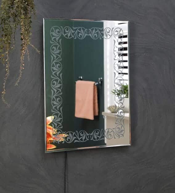 led rectangle wall mirror in blue colour led rectangle wall mirror in blue colour sysxil
