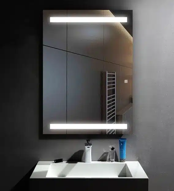 led rectangle wall mirror in silver colour led rectangle wall mirror in silver colour bt4rz2