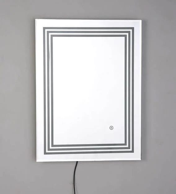 led rectangle wall mirror in white colour led rectangle wall mirror in white colour zk1itf