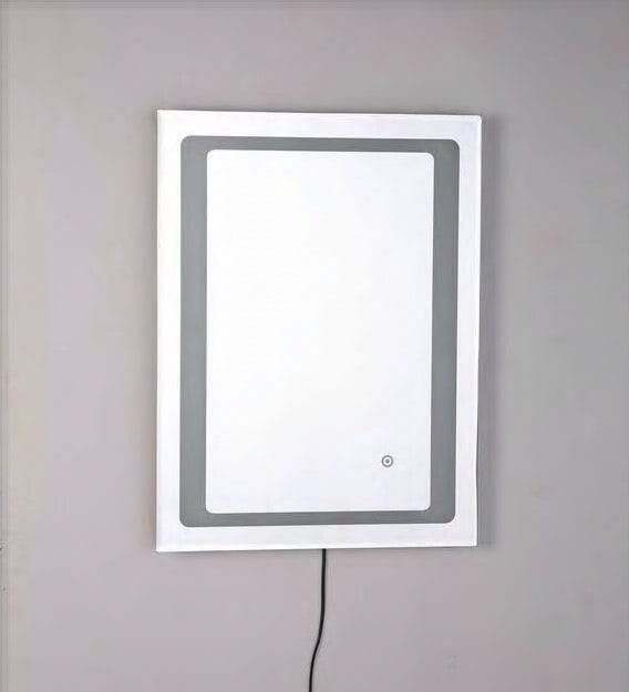 led rectangle wall mirror in white colour led rectangle wall mirror in white colour jeu6as