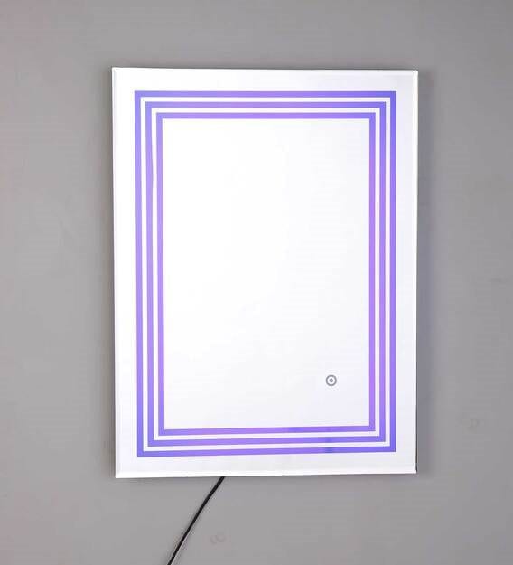 led rectangle wall mirror in white colour led rectangle wall mirror in white colour zk1itf