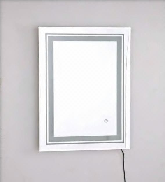 LumaGold™ Golden Glow LED Mirror India – Dual Frame Vanity Mirror with Touch and Anti-Fog
